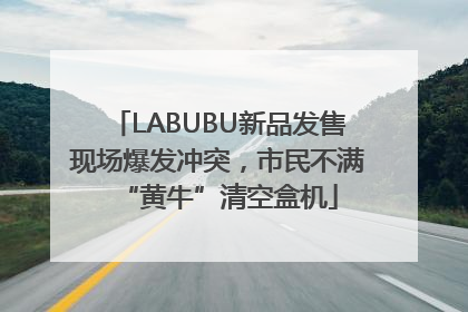 LABUBU新品发售现场爆发冲突，市民不满“黄牛”清空盒机